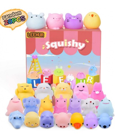 Squishies for Girls Birthday Party Favors Squishys Kids Mochi Squishy 20Pcs Kawaii Soft Mini Moji Moji Animals Toys for 6 yea...