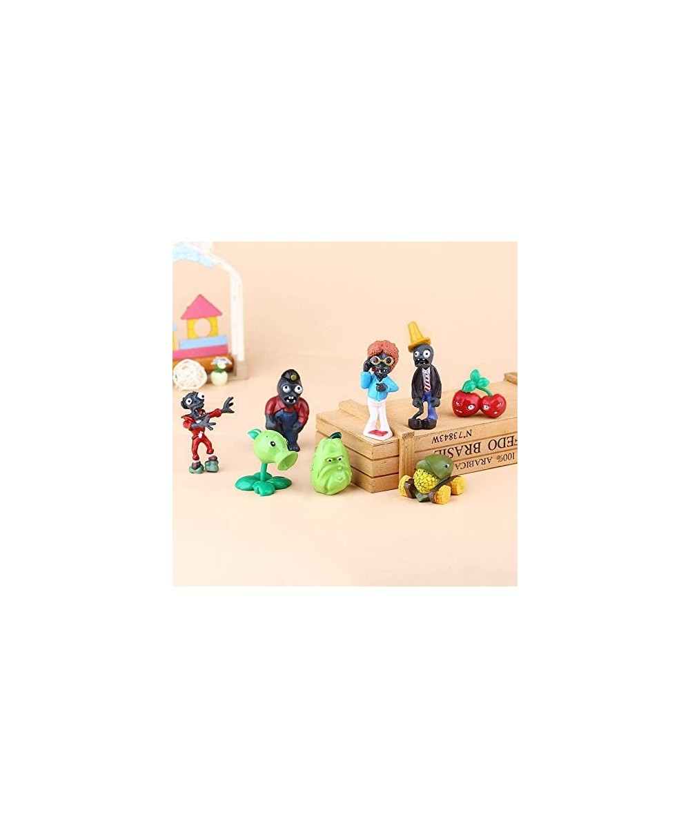 Plants vs Zombies Cake Topper Toy - 8 Piece Action Figure Set - PVZ Figurine Collectible Model - C9192GLYURC $9.49 Cake & Cup...