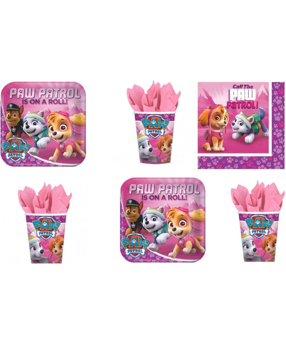 Paw Patrol Girls Pink Everest Skye Party Pack for 16 Guests - CM12MEGR971 $12.39 Party Packs