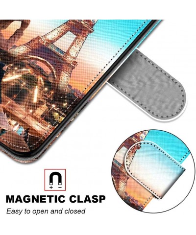 Full Body Case for iPhone XS Max-Colorful Pattern Design PU Leather Flip Wallet Case Cover with Magnetic Closure Stand Card S...