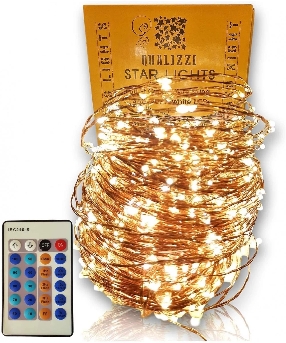 Starry Lights with Remote Control/Dimmable (80Ft/480LEDs). Very Pretty Bright Fairy Light Effects on LED Copper Wire String L...