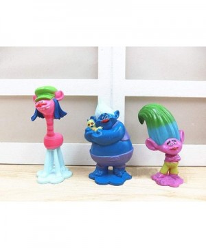 12PCS troll doll cake topper- troll doll cake and cup cake topper- troll doll mini toys- troll doll children's birthday showe...