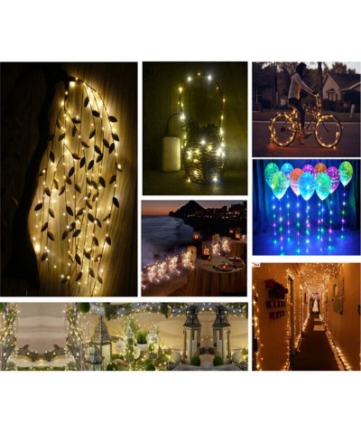 5M Copper Wire LED String Lights Waterproof Twinkle Fairy Lights Outdoor Christmas USB Lights String Tree Lights for Outdoor ...