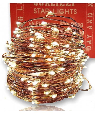 LED String Lights on Copper Wire w/Remote. 66 Ft- White - CH12MZ88O1A $14.63 Indoor String Lights