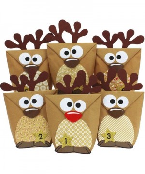 DIY Advent Calendar - Reindeer Brown - Advent Calendar for Making and Filling - Rendeer Brown - CU1849M7OEU $16.10 Advent Cal...