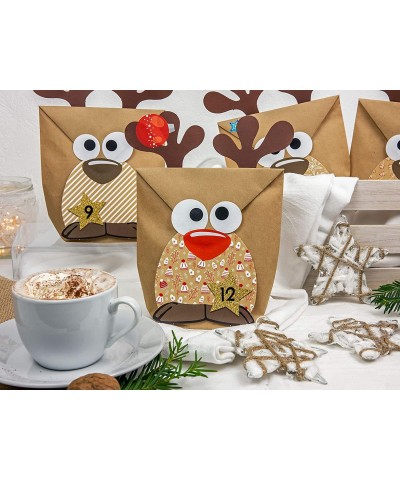 DIY Advent Calendar - Reindeer Brown - Advent Calendar for Making and Filling - Rendeer Brown - CU1849M7OEU $16.10 Advent Cal...