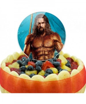 Acrylic Aquaman Movie Jason Mamoa Full Costume Cake Topper Party Decoration for Wedding Anniversary Birthday Graduation - CK1...