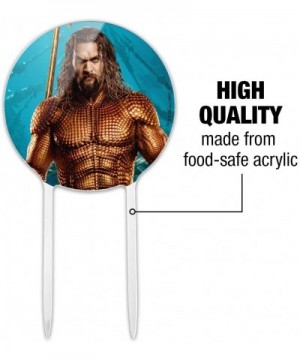 Acrylic Aquaman Movie Jason Mamoa Full Costume Cake Topper Party Decoration for Wedding Anniversary Birthday Graduation - CK1...