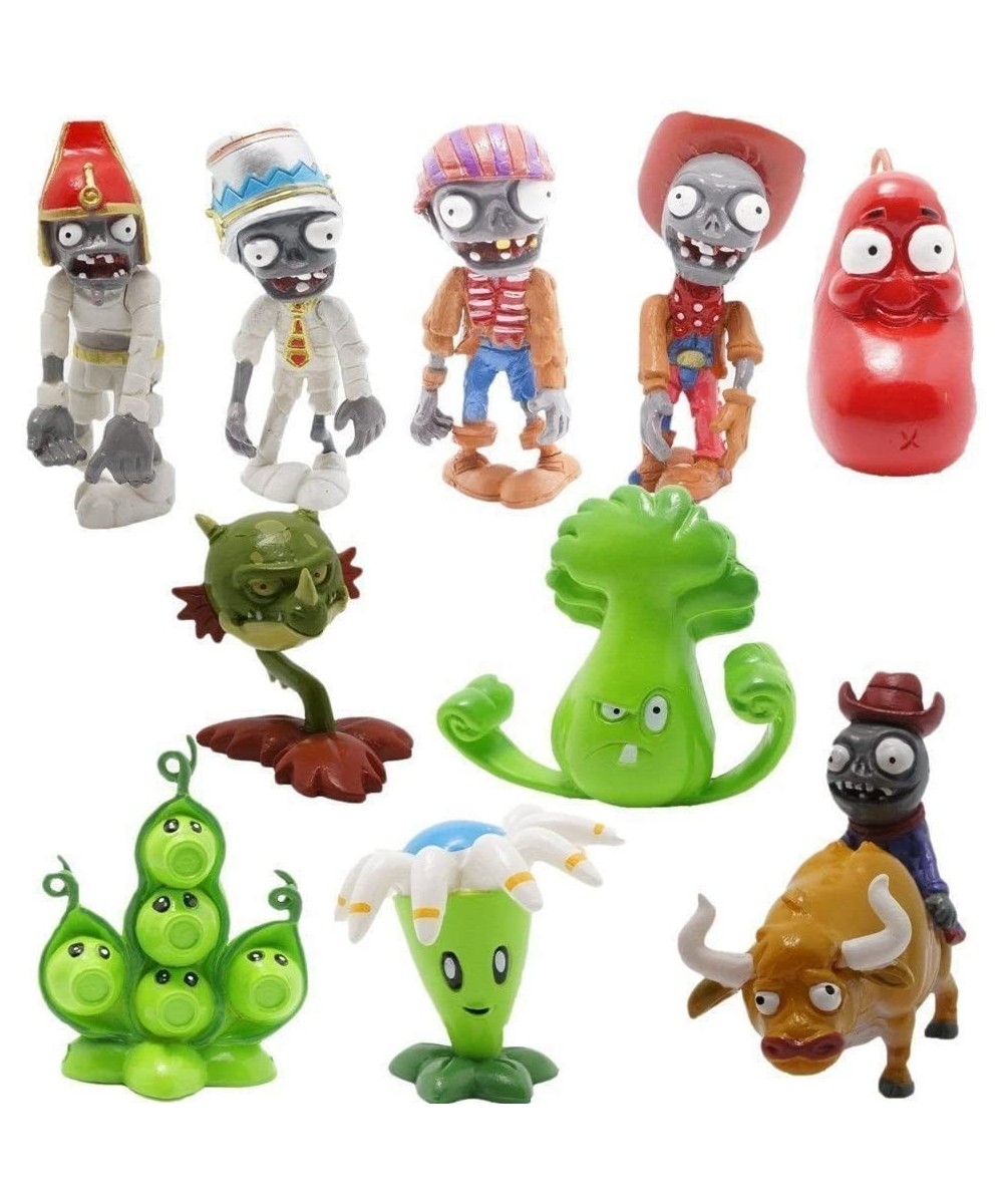 Plants vs Zombies 10pcs Action Figures Set Toy Kids Gift Cake Topper Car Decor - C419GSHKZLQ $26.14 Cake & Cupcake Toppers