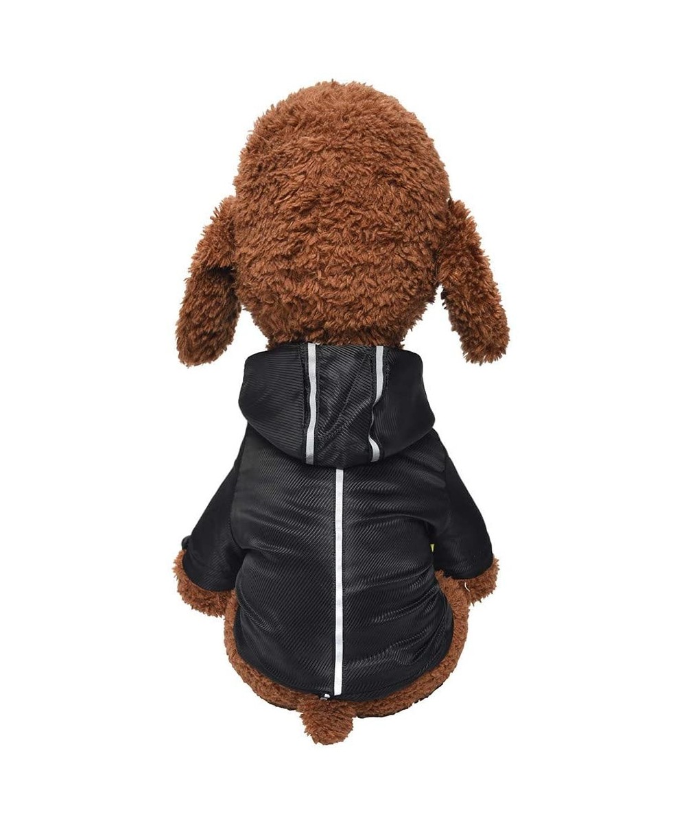 Fashion New Solid Color Hooded Coat- Dog Cat Puppy Windproof Jacket Coat Winter Warm Clothing Outwear Costume Pet Dog Cat App...