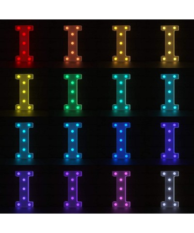 Letter Lights USB Powered Light up Letters with Remote- 16 Color Changing Marquee Letter Lights Multicolor Colors for Home Ba...