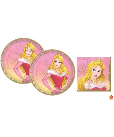 Sleeping Beauty Princess Aurora Party Supplies Pack with Plates and Napkins for 16 Guests - CD18XOAU0RZ $14.05 Party Packs