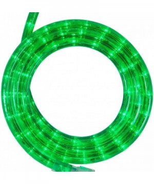 18' LED Green Rope Light- LED Flexible Light Rope String Light Outdoor - LED Light Rope Bedroom LED Light Rope- 120V- ½ Inch-...