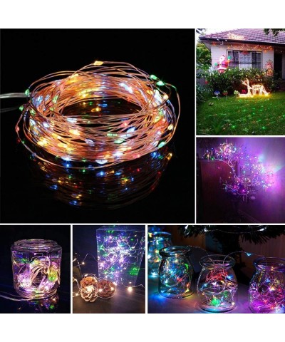 Fairy Lights String 10M 100LED- Battery Powered Copper Wire Lights for Indoor/Outdoor/Christmas/Wedding/Garden etc. 2 Pack (M...