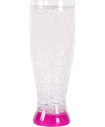 Crystal Freezer Pilsner - Double Wall Insulation for Cold Drinks- Pink- 16 Oz - Pink - CH190008NT4 $11.80 Tableware