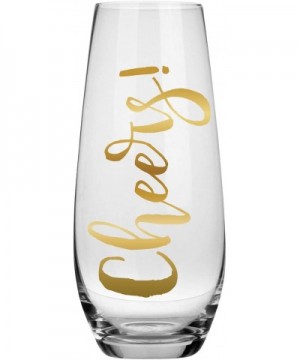 Slant Collections Stemless Champagne Glass- 10-Ounce- Cheers - Cheers - CA186TIESSR $13.94 Favors