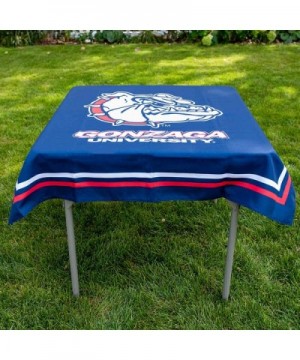 Gonzaga Bulldogs Logo Tablecloth or Table Overlay - CF18YI7I3GU $27.72 Tablecovers