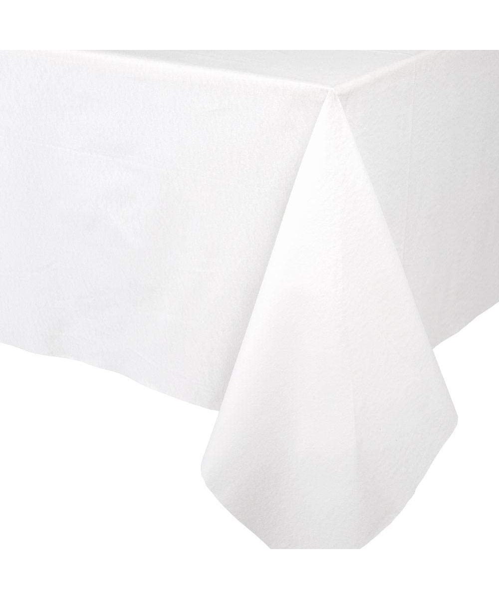Paper Linen Solid Table Cover in White- 1 Each - White - C112MZX4UZW $9.72 Tablecovers
