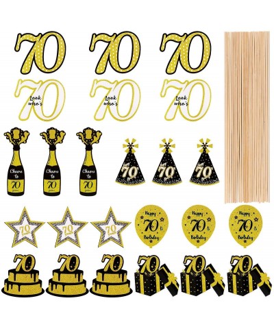 70th Birthday Centerpiece Sticks - 70th Birthday Table Toppers -Birthday Party Centerpiece Sticks - CH19CMQT5XG $6.65 Centerp...