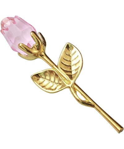 2282 Choice Crystal Gold Long Stem Pink Rose in a Box- Crystal Wedding Favors- Set of 24 - Pink Rose - CD186DZ9YDX $25.45 Favors