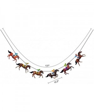 Kentucky Derby Banners Party Supplies Horse Racing Streamers Decorations（4PCS） - CK18R3SOO9M $9.37 Banners