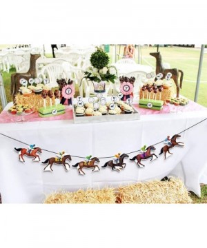 Kentucky Derby Banners Party Supplies Horse Racing Streamers Decorations（4PCS） - CK18R3SOO9M $9.37 Banners