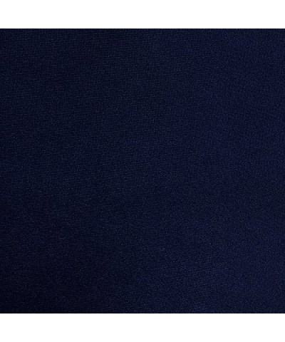 24-Inch Round Cocktail Spandex Fitted Stretch Elastic Tablecloth Navy Blue - Navy - CR18HCH934Y $22.64 Tablecovers