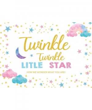 Gender Reveal Theme Backdrop Boy Or Girl Baby Shower Twinkle Twinkle Little Star Photography Background Star Moon Gender Surp...