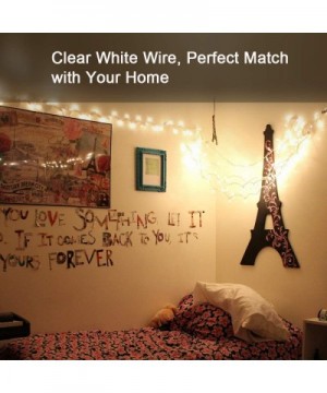 Warm White String Lights- 300 Count Incandescent Christmas Lights Mini String- 120V UL Certified Clear String Lights White Wi...