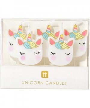 Shaped Candles 5Pk- Unicorn Party Supplies Birthdays- Baby- Bridal Shower- Wedding Decorations- One- Multicolor - CZ18RDW3M7I...