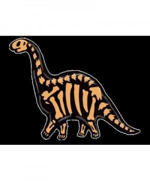 Jumbo Halloween Dinosaur Balloons (Pack of 3 Style T-REX- Triceratops- Brontosaurus) Halloween Color Skeleton Decorations - C...