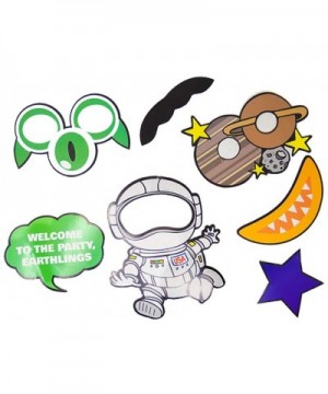 Space Photo Props (32 Pieces) for Photo Booths- Kids Birthdays- School Parties- Science Fairs and More! Our Space Photo Booth...