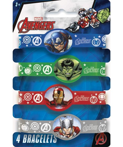 Marvel Avengers Superhero Birthday Party Supplies Favor Pack With Kids Masks- Treat Bags- Bracelets & Tattoos for 8 Guests - ...