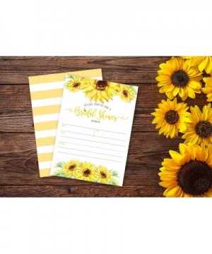 Sunflower Bridal Shower Invitations- 20 Invites and Envelopes - CL195LS779S $11.65 Invitations