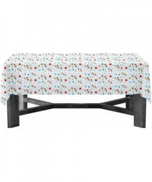 Heavy Duty Printed Plastic Table Cover Available in 44 Colors- 54" x 108"- Snowman - Snowman - C111B0ARZ3P $5.75 Tablecovers