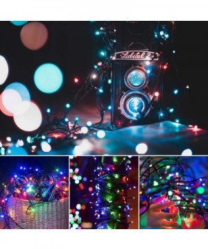 LED Christmas String Lights - Outdoor Indoor 132FT 300 LEDs Fairy String Lights Battery Operated Decoration Twinkle Lights wi...