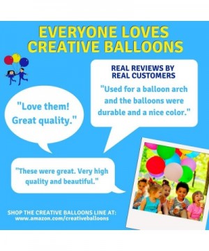 Creative Balloons 12" Latex Balloons - Pack of 144 Piece - Decorator Pink - Decorator Hot Pink - C611X8BXJ6R $10.23 Balloons
