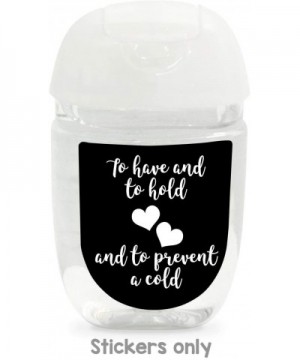 Hand Sanitizer Labels Thank You Wedding Stickers Set of 90 (Black) - Black - C318WD0E9RH $6.57 Favors