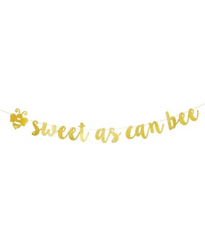 Sweet As Can Bee Banner- Bumble Bee Baby Shower Party Sign- Gender Reveal Party Decorations. - CS18X64QCT0 $9.57 Banners & Ga...