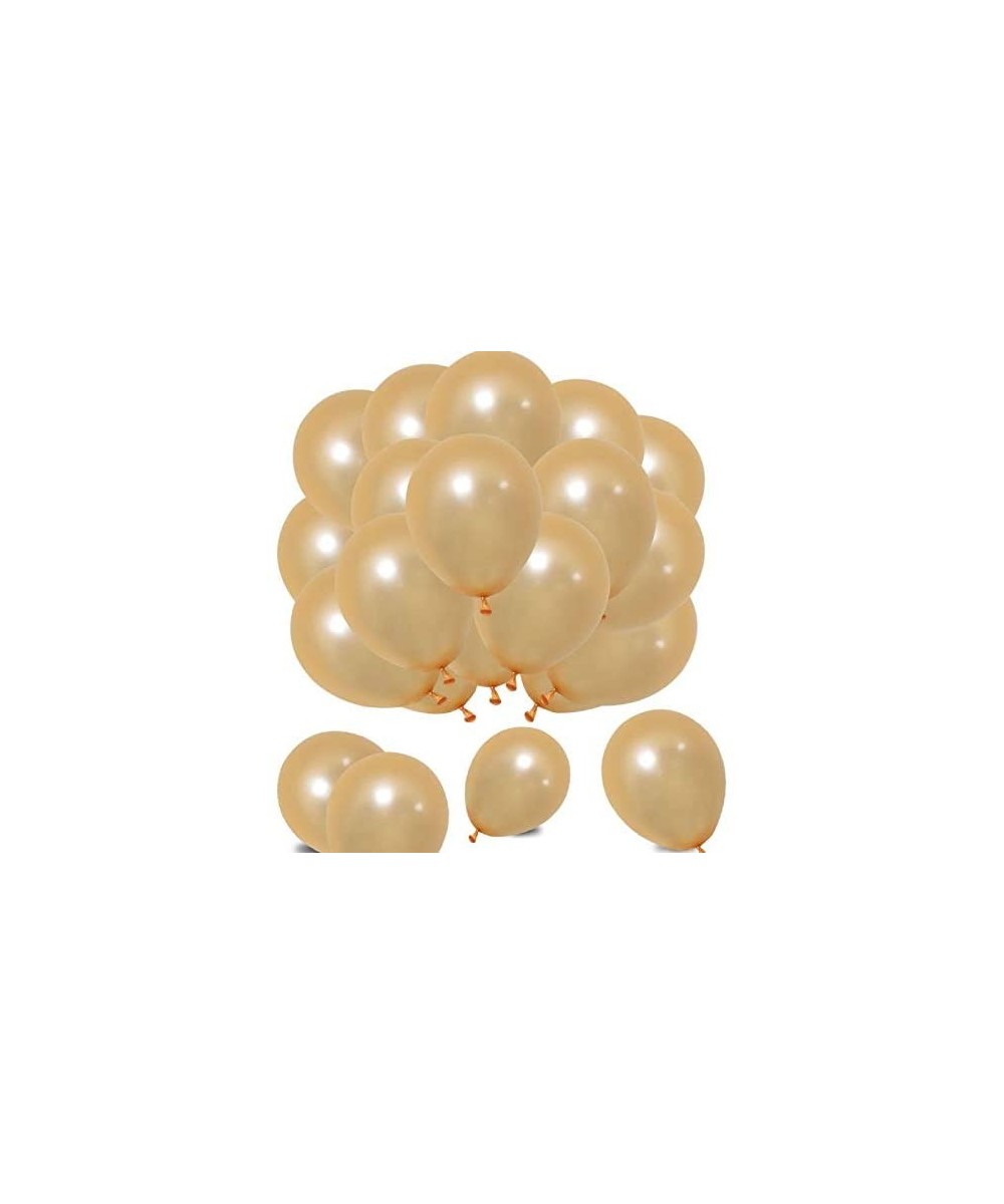 100 Count 320 Grams Thickened Champaign Gold Balloons for Baby- Birthday- Wedding- Church- 12 Inches - CC18I87IM8G $8.96 Ball...