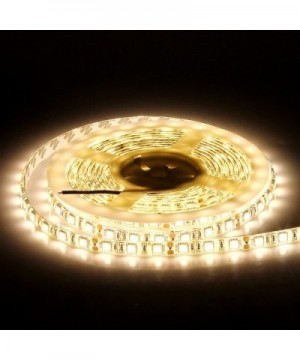 LED Light Strip Warm White 4000K- 16.4ft SMD 5050 300leds Flexible Rope Lights Waterproof - Warm White - CN11V6Z3949 $11.78 R...