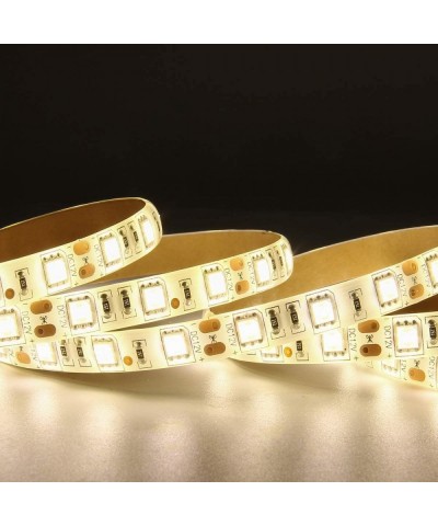 LED Light Strip Warm White 4000K- 16.4ft SMD 5050 300leds Flexible Rope Lights Waterproof - Warm White - CN11V6Z3949 $11.78 R...