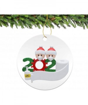 2020 Quarantine Ornaments Christmas Tree Decoration Lighted Pendant Christmas Ornament Home Decor Gift(B) - B - CW19KHWD0HM $...