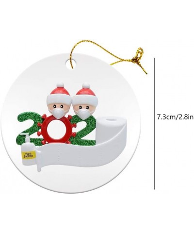 2020 Quarantine Ornaments Christmas Tree Decoration Lighted Pendant Christmas Ornament Home Decor Gift(B) - B - CW19KHWD0HM $...