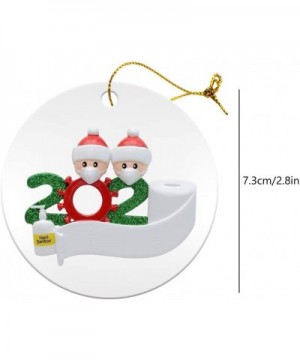 2020 Quarantine Ornaments Christmas Tree Decoration Lighted Pendant Christmas Ornament Home Decor Gift(B) - B - CW19KHWD0HM $...