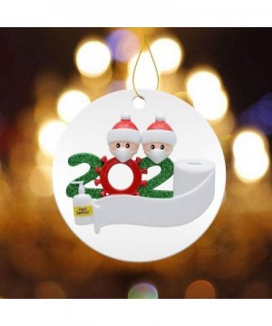 2020 Quarantine Ornaments Christmas Tree Decoration Lighted Pendant Christmas Ornament Home Decor Gift(B) - B - CW19KHWD0HM $...