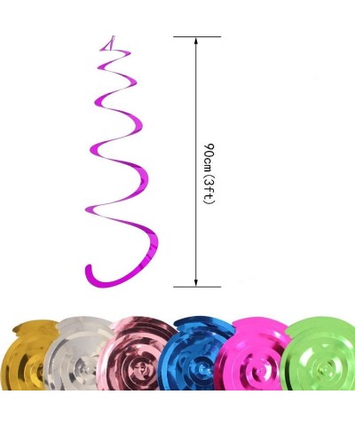 36 PCS Assorted Colors Plastic Hanging Swirl Decorations Ceiling Hanging Decor for Graduation Party- Wedding- Birthday- Chris...