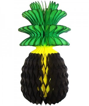 3-Pack 13 Inch Jamaican Dyed Pineapple Decorations - CK17X65C0GM $11.60 Tissue Pom Poms