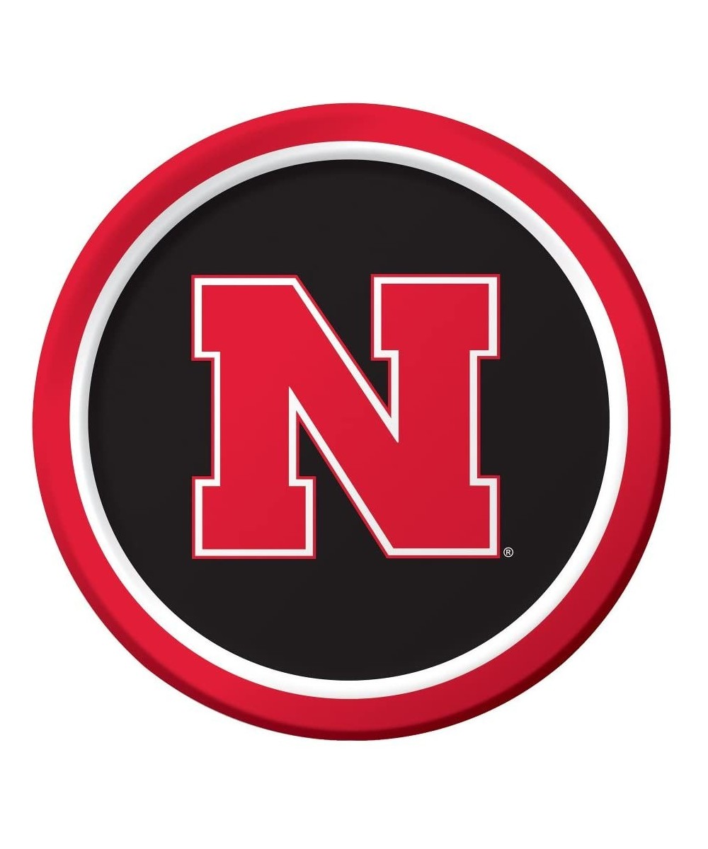 8-Count Sturdy Style Paper Dinner Plates- University of Nebraska - C311J3TSCSD $3.41 Tableware