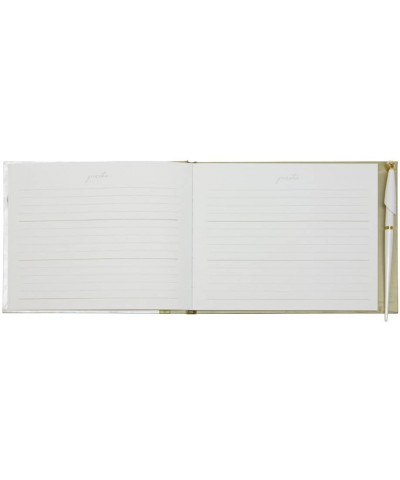 50th Anniversary Party Guest Book with Pen- 7" x 9.75" - Golden 50th Anniversary - CQ116Q2TP27 $14.69 Guestbooks